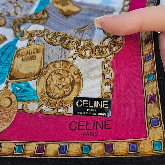 Céline Designer handkerchief - Picture 2 of 9